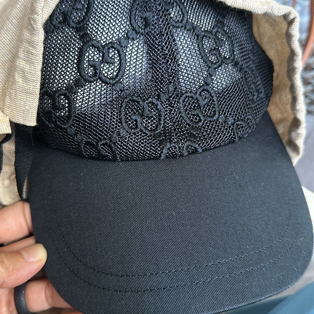 Gucci Mesh Embroidered Hat - Picture 11 of 11